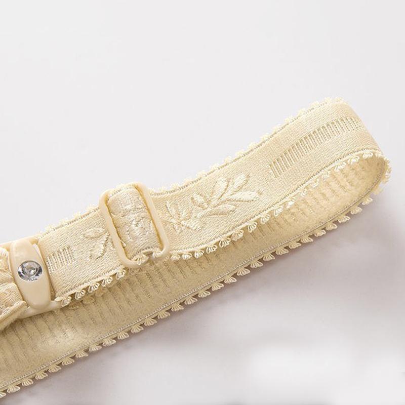 2023 WOMEN BACK BUCKLE COTTON BRAS WIRE FREE PLUS SIZE SHOULDER STRAPS BRASIERES COMFORT