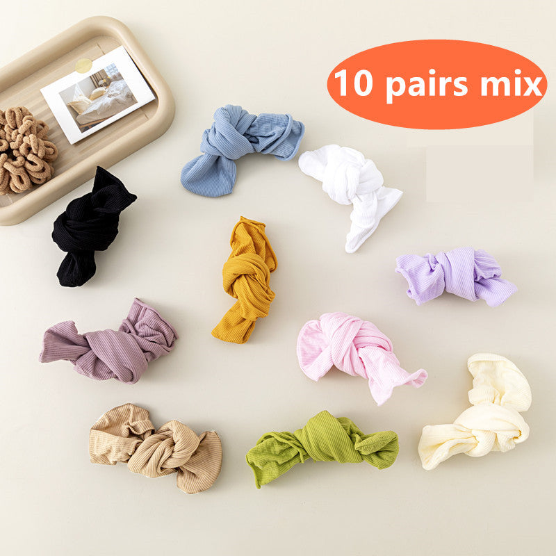 Thin Loose Socks Pile Socks Solid Colors Ice