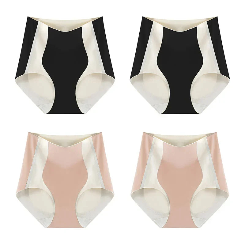 COLOR BLOCK TRACELESS HIP LIFTING SHAPING PANTIES