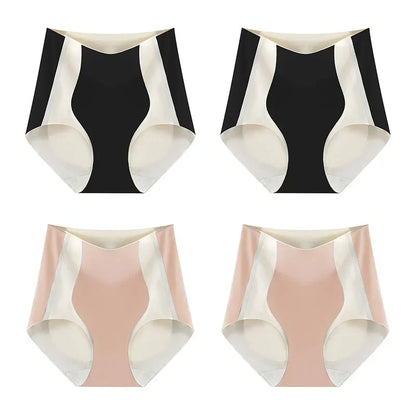 COLOR BLOCK TRACELESS HIP LIFTING SHAPING PANTIES