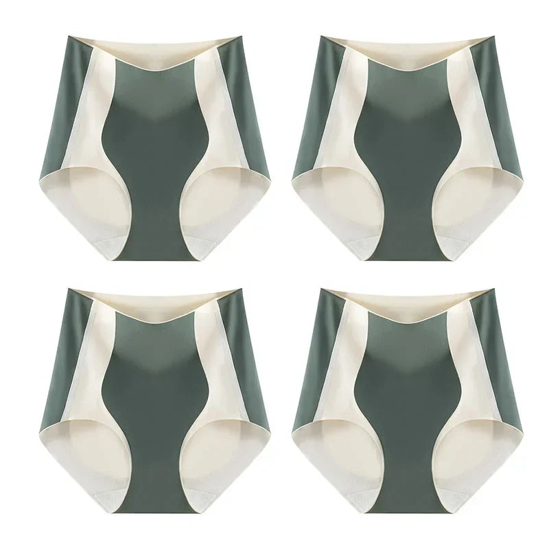 COLOR BLOCK TRACELESS HIP LIFTING SHAPING PANTIES