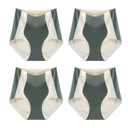 COLOR BLOCK TRACELESS HIP LIFTING SHAPING PANTIES