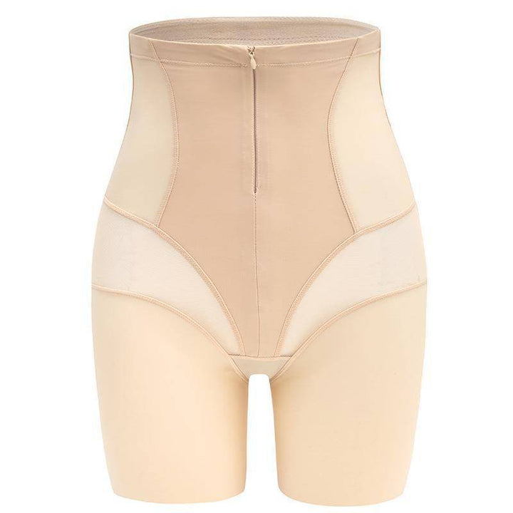 SEAMLESS ZIPPER STRONG BODY SHAPING PANTS HIP LIFTING TUMMY CONTROL PANTS
