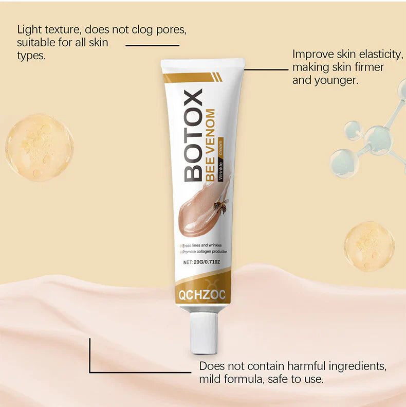 ✨Bee venom facial care ✨Smooth the Look of Wrinkles in 2 minutes — Fast, effective anti-ageing serum — save time and money