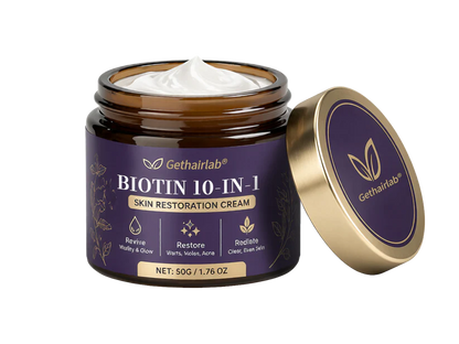Made and Shipped from USA ✨Gethairlab® Biotin 10-in-1 Skin Restoration Cream 🍀