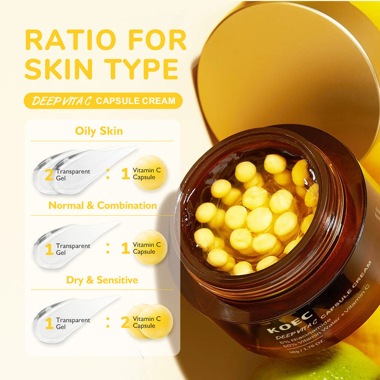 Vitamin C Filled Capsule Cream