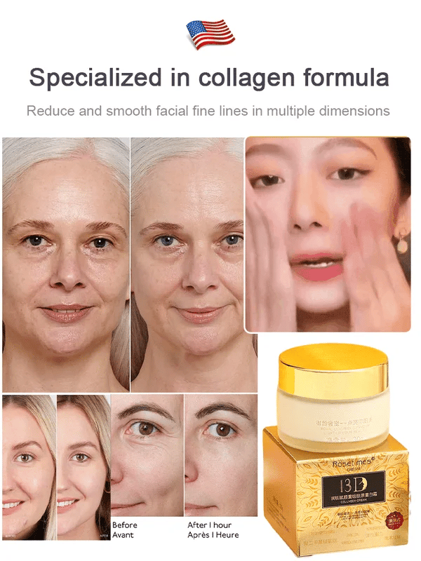 💥2024 New Rejuvenating Collagen Recombinant Protein Cream