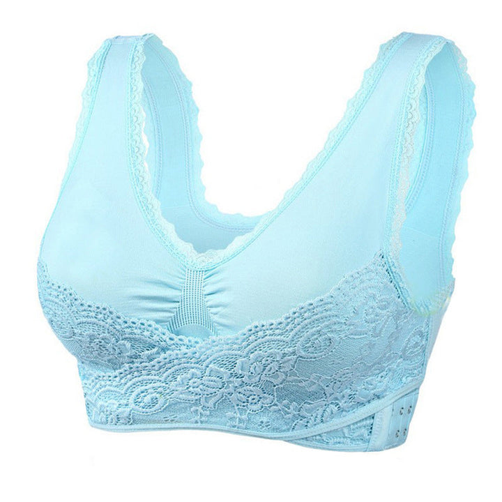 Comfy Corset Adjustable Bra Front Cross Side Buckle Lace Bras