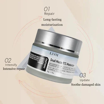 LISM Snail Mucin 92% Moisturizer Daily Face Gel Cream