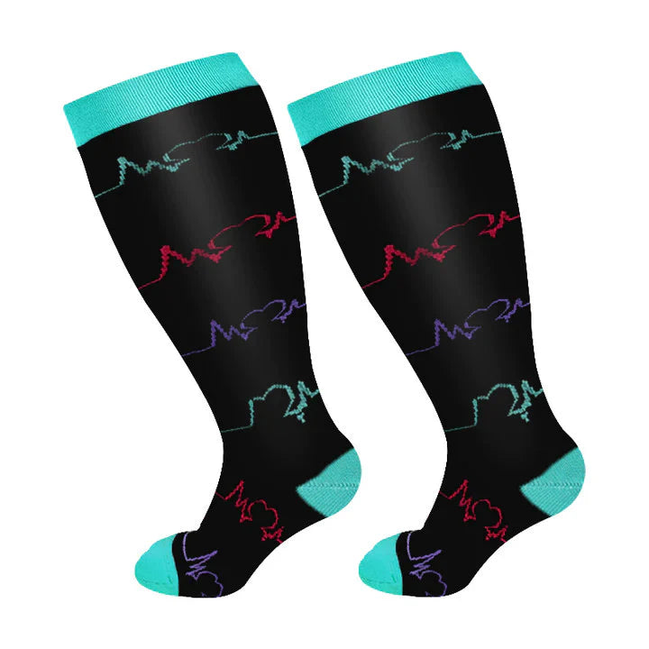 2025 Printed Compression Socks For Men Women