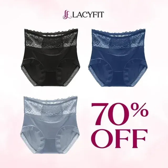 LacyFit 💖Last Day 70% OFF✨⛱️#1 Free Shipping🏆- Silky Comfort High Waist Hiplift Panties