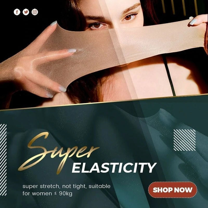 3Pcs pearlescent silk stockings sexy nylon pantyhose