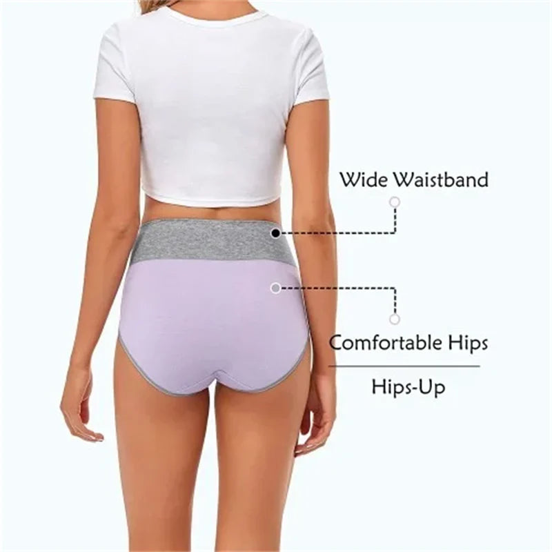 Buy 5 Get 5 Free Cotton Breathable Moisture-absorbing Antibacterial Underwear