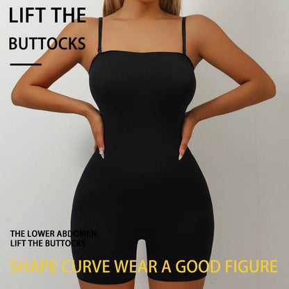 WOMENS SEAMLESS BODY SHAPER WITH REMOVABLE STRAP