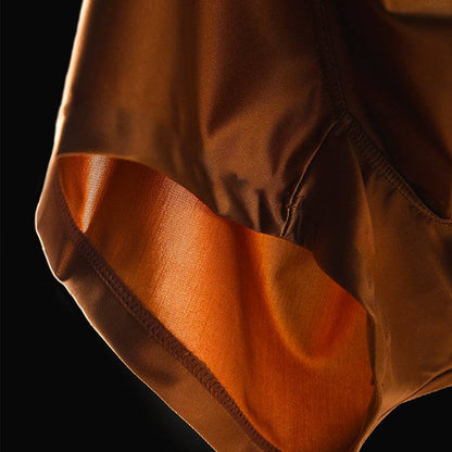 HOT SALE FOR 3 PCS MENS BRIEFS SATIN ICE SILK