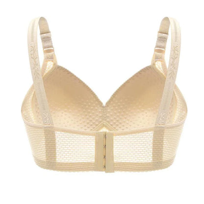 2023 WOMEN BACK BUCKLE COTTON BRAS WIRE FREE PLUS SIZE SHOULDER STRAPS BRASIERES COMFORT