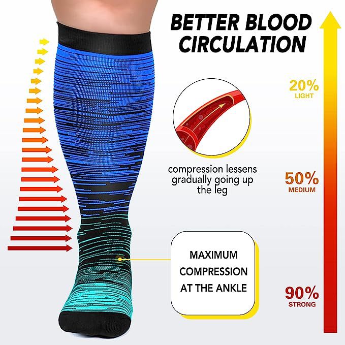 2023 Printed Compression Socks