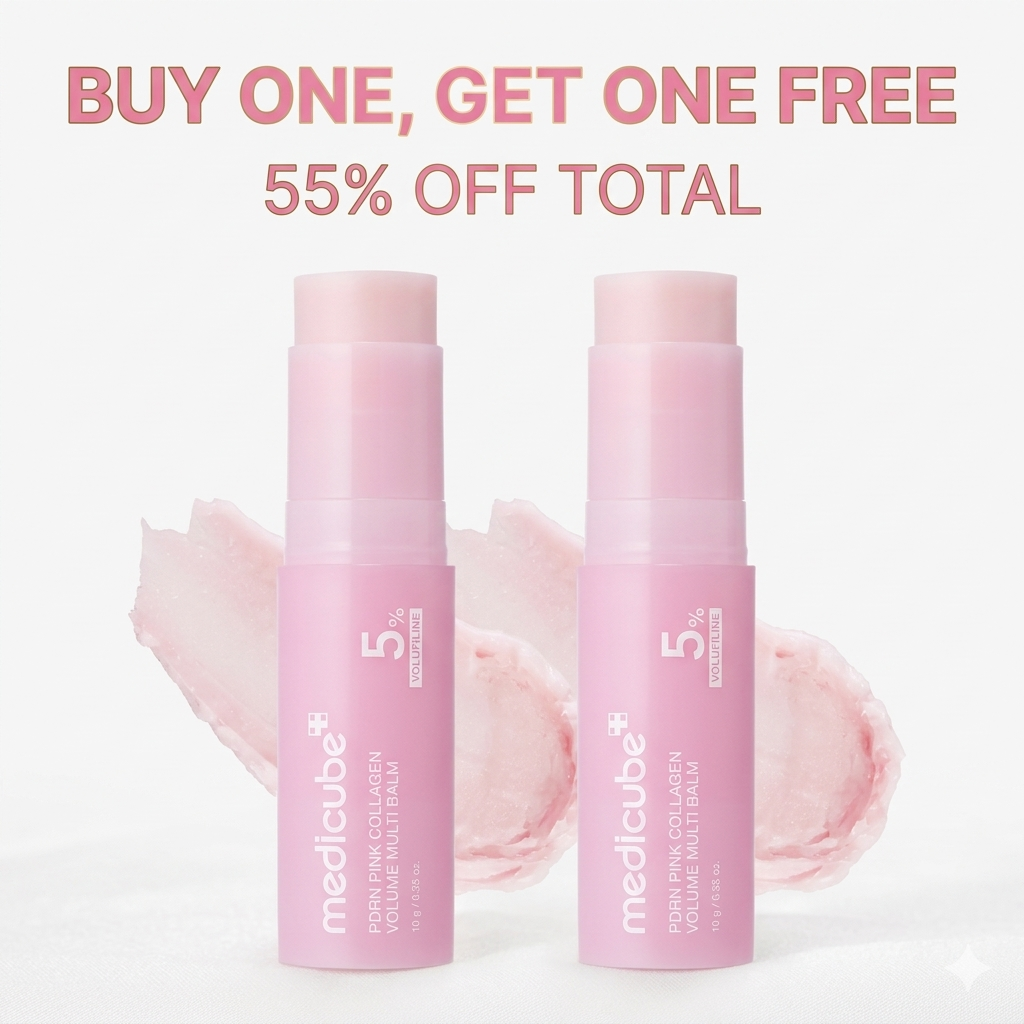 💗 Developed in Korea | Anti-Aging | Moisturizes & Smooths Skin | Plumps Lips, Bust, & Hips | Improves Dark Spots | Firms Skin | Pink Collagen Multi-Effect Plumping Serum Stick