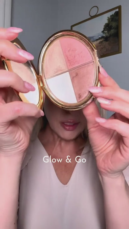 ✨ Last Day Buy 1 Get 1 Free ✨Glow Wardrobe Highlighting Eye & Cheek Palette